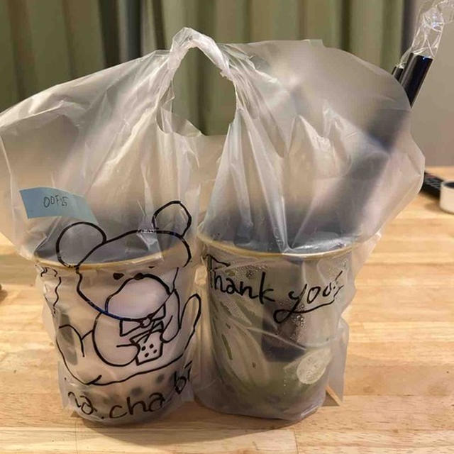 Uber Eatsでタピオカドリンク！