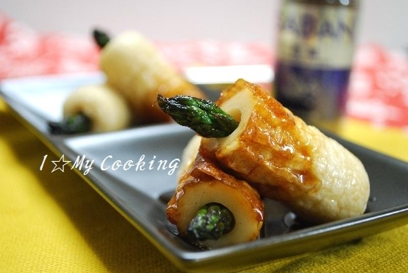 蒲焼き風アスパラ竹輪花椒