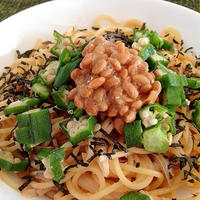 明太子ねばねばパスタ