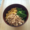 ”かえし”で簡単！鳥そぼろ丼