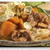 《居酒屋メニューde晩ご飯》牛筋と結び白滝の煮付け／醤油バターネギ入り焼きおにぎり他