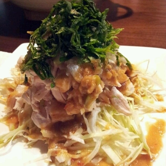 我が家夕食 『棒々鶏』レシピ