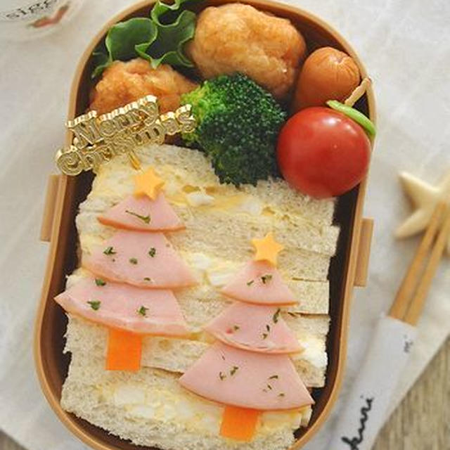 【連載】レシピブログ「クリスマスツリーのお弁当」
