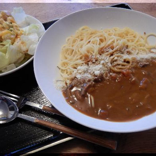 カレーパスタ～簡単に