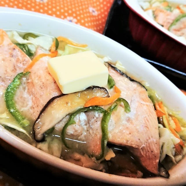 【レシピ】秋の味覚！北海道名物を手軽に食卓に！【秋鮭のチャンチャン焼き風】#旬のおかず#秋鮭