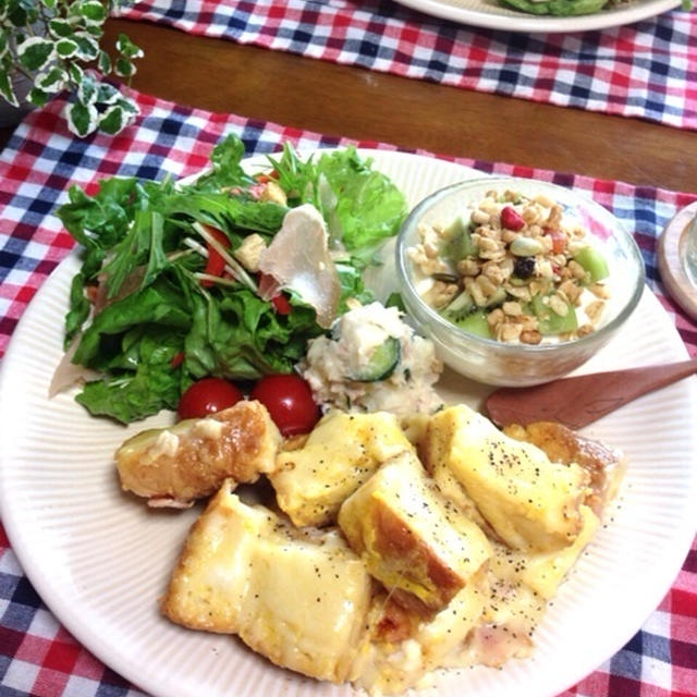 お食事フレンチトーストde朝ごはん…過去を振り返って