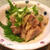鯵のたたきオリーブオイル和え