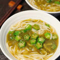 二日酔いの胃にしみた…！あるもので即うま♪オクラとろろ昆布うどん