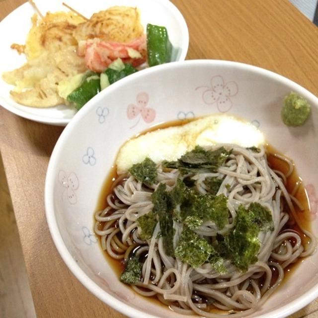 天ぷらととろろ蕎麦