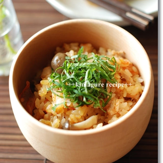 トマトと味噌の炊き込みご飯