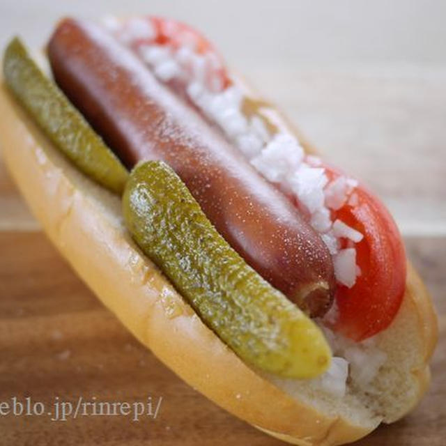 シカゴホットドッグ試作中（シカゴデーin東北）