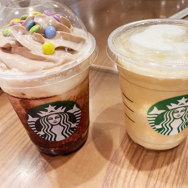 夫婦でスタバへ
