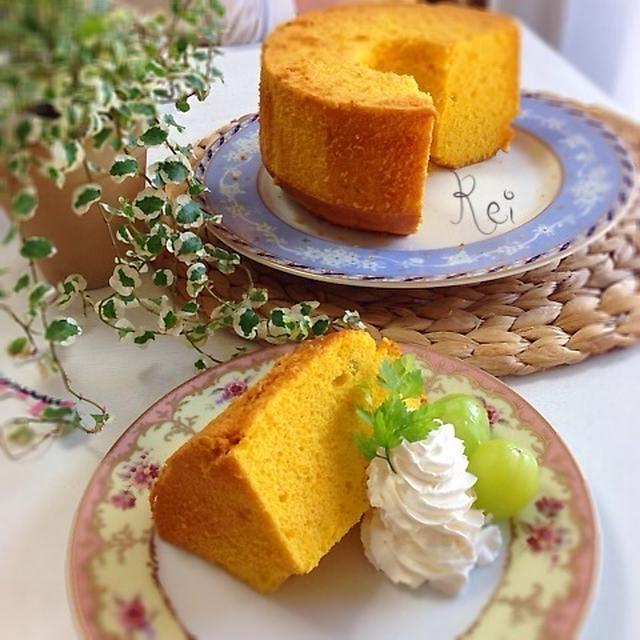 大仏とかぼちゃシフォン