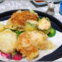 納豆と長芋in油揚げの天ぷら。。。と、お祝いありがと～！