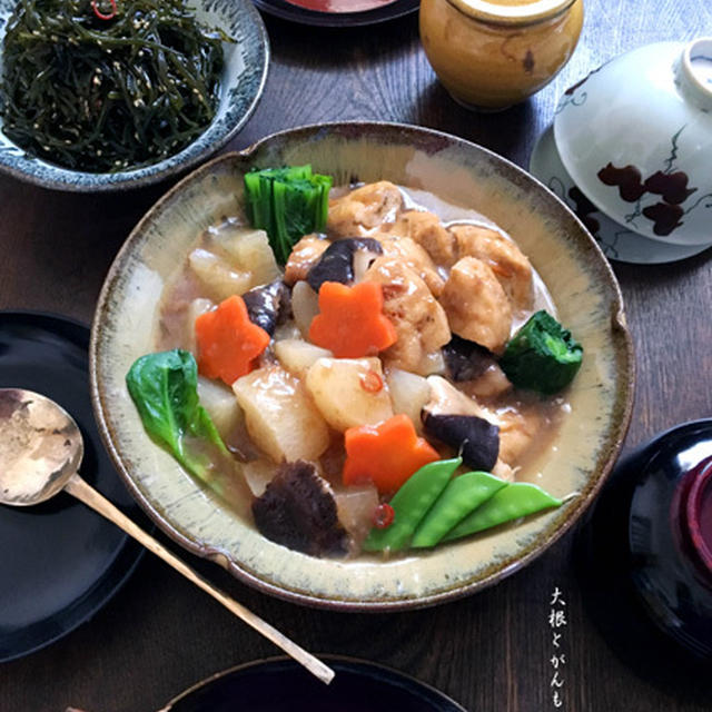 【大根とがんもの含め煮】