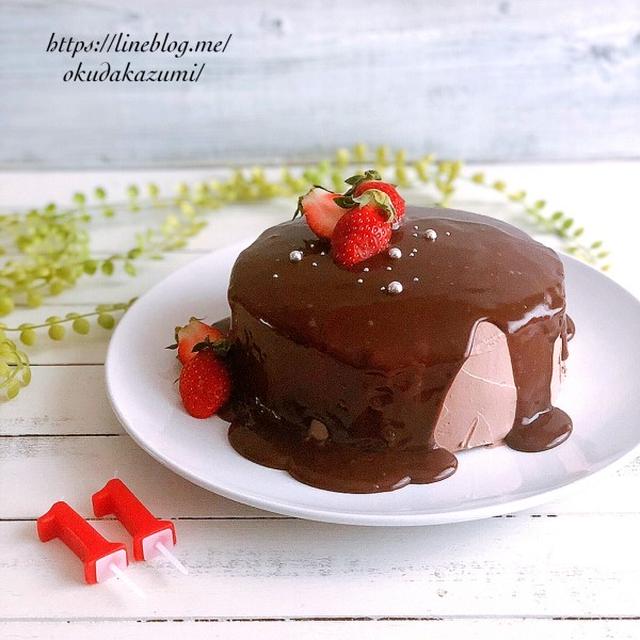 次男11歳になりました＊リクエストのチョコレートケーキ