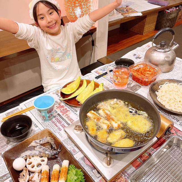 5分でスーパー天ぷらです！！