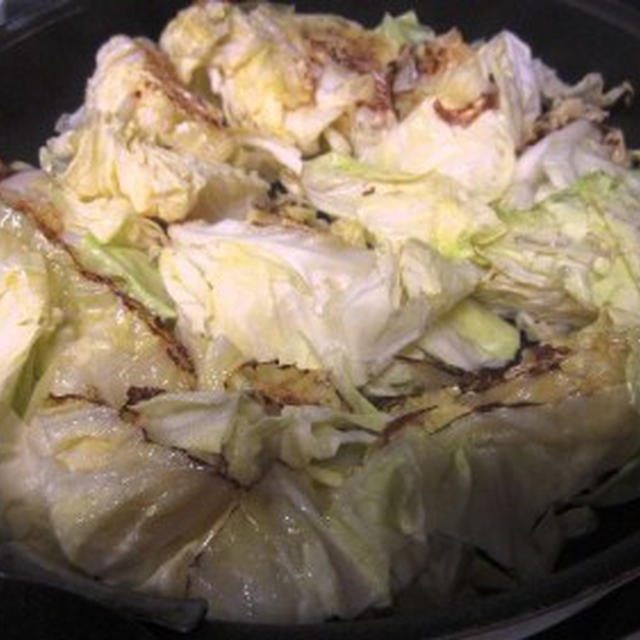 キャベツの花椒風味焼き