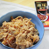 酸っぱ辛くておいしい！酸辣麻婆の素でつくる豚肉と糸こんにゃくの炒め煮