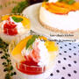 ヨーグルトで＊レアチーズケーキ風ケーキ。デコセンス。