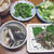 鯵のたたきとおこぜの汁。餅をねだるにゃんこ。お江戸行きのご挨拶