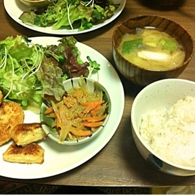 キムちーずなげっとの晩御飯◎