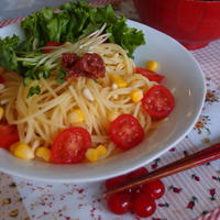 一人ランチに☆ねばねばつけパスタ☆☆