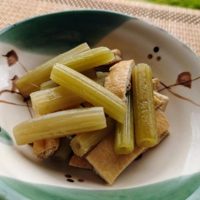 ふきの煮物～夫の大好物だからね