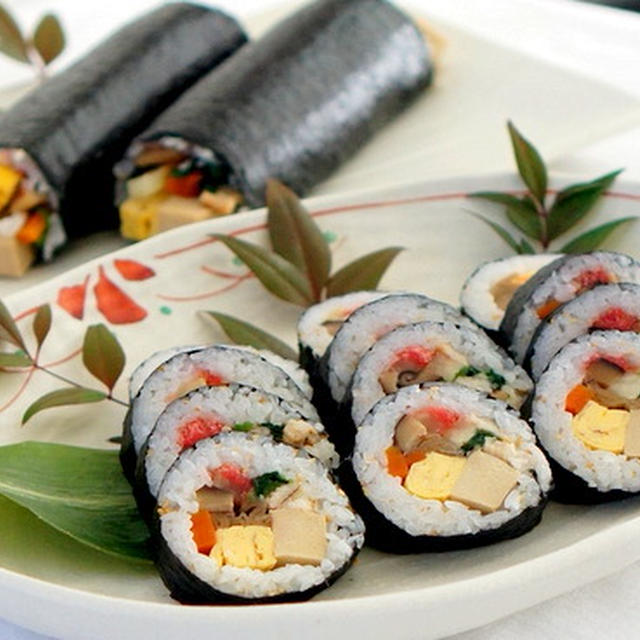 我が家の恵方巻き♫