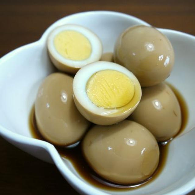 半熟じゃないけど美味しい煮玉子♪