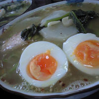 かぶと卵の北京風塩拉麺　♪