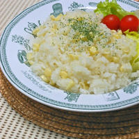レンジで簡単！クミン香る〜とうもろこしご飯。