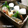 秋刀魚のガーリックソテー甘味噌ソース煮～のお弁当 by YUKImamaさん