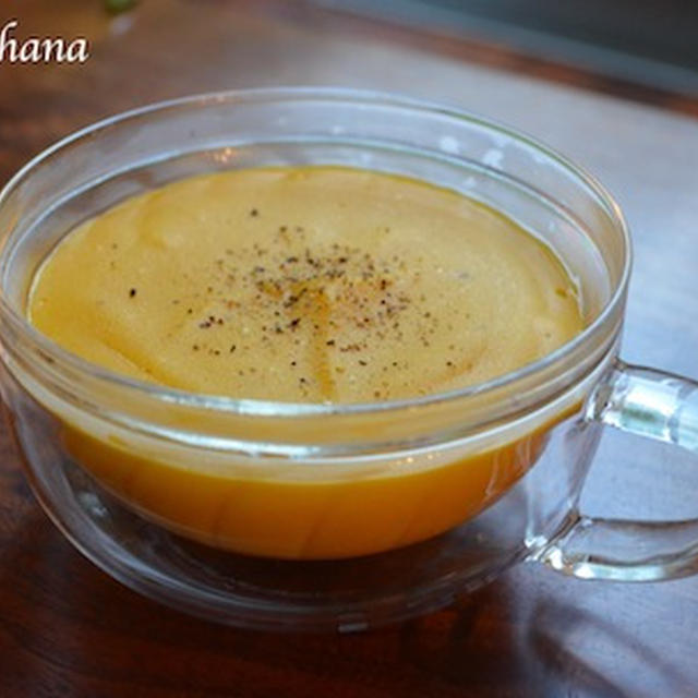 簡単、かぼちゃの豆乳スープ☆
