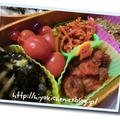 頂き物多めの赤いお弁当