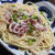 4月12日　　コンビーフと玉葱の クリームパスタ