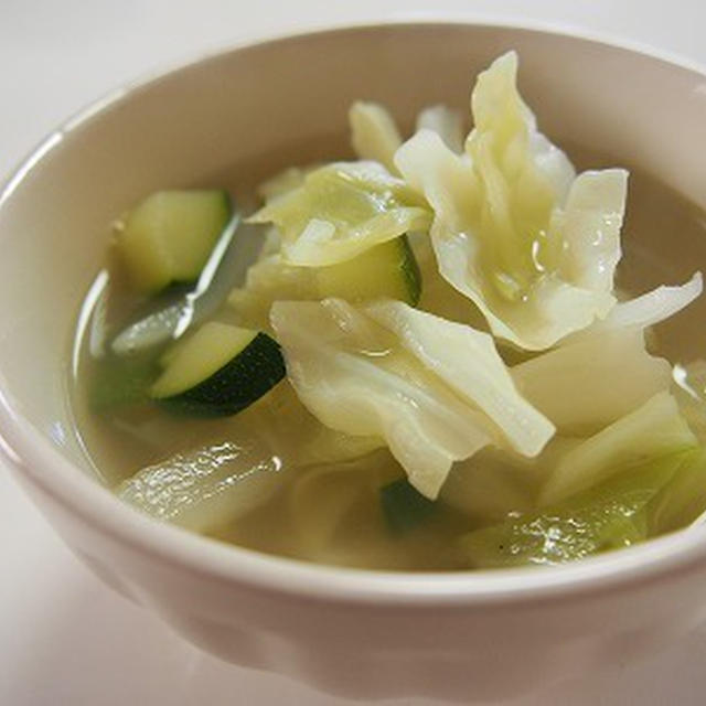 炒め野菜のスープ