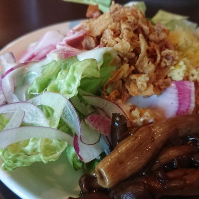 中野・グッドモーニングカフェ、ステーキランチ