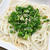 『簡単ランチ☆ピリ辛豆乳ごまダレの冷うどん』