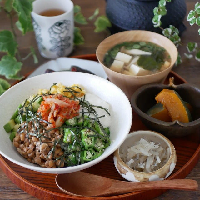 夏にピッタリ！ネバネバ丼