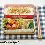 節約＊時短　ストックおかずを使ったお弁当