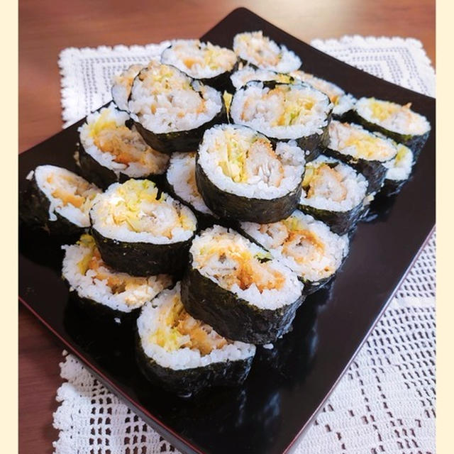 白身魚のフライde太巻き ナマモノng子供も食べれる 節分ごはん By あふろさん レシピブログ 料理ブログのレシピ満載