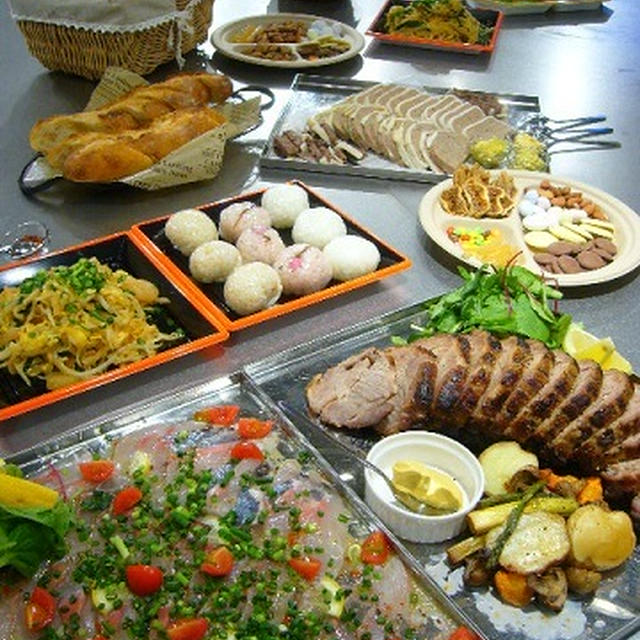会社のお花見は手料理のごちそう！！