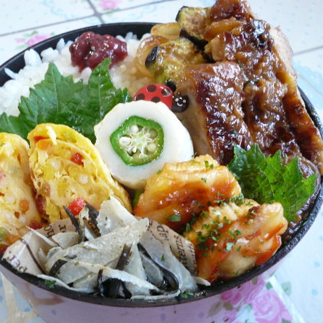 鶏肉の醤油麹炒め弁当＆きららオーガニックライフさん♪