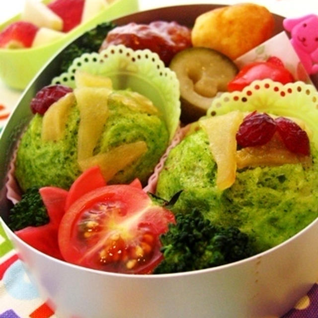 年中さん４月”たっぷり野菜のお弁当”