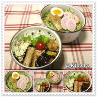 ◆７．２　冷たいラーメンのお弁当♪　◆７．３　牛丼のお弁当（次男）♪　◇モニター情報／あご（飛魚）つゆ・赤だししじみ汁♪