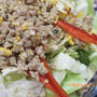 鶏挽肉とキャベツのタイ風サラダ