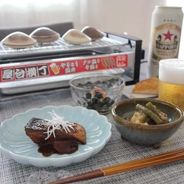 卓上網焼き機が大活躍！おうちde浜焼き屋さんごっこ♪