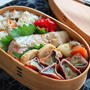 楊枝でとめなくてOK！こってり味噌味！「なすのベーコン巻き」のお弁当