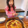 唐揚げで親子丼です！！